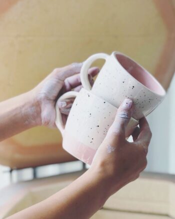 taza latte - kanso/rosa palo