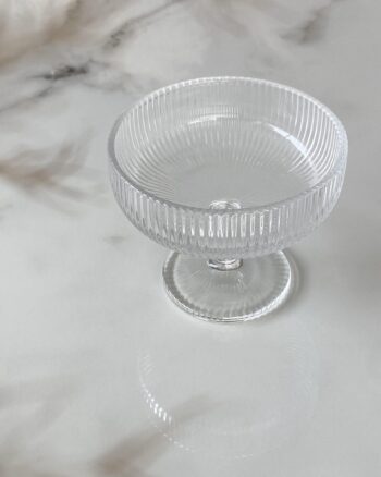 copa cristal transparente